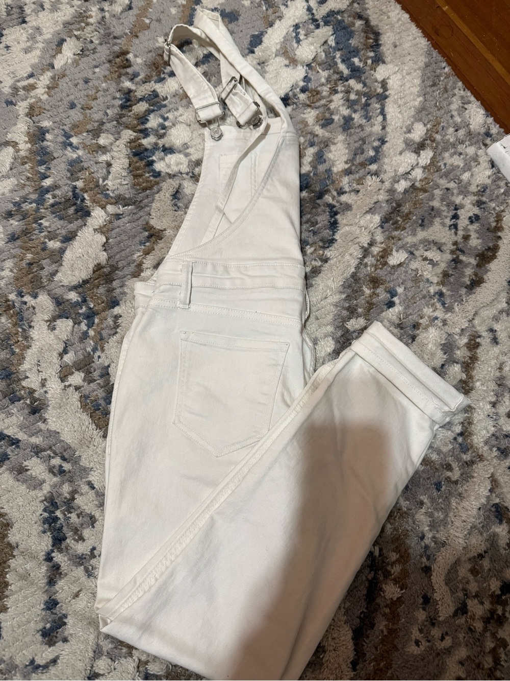 GAP White Women's Denim Overalls - Straight Leg Bib